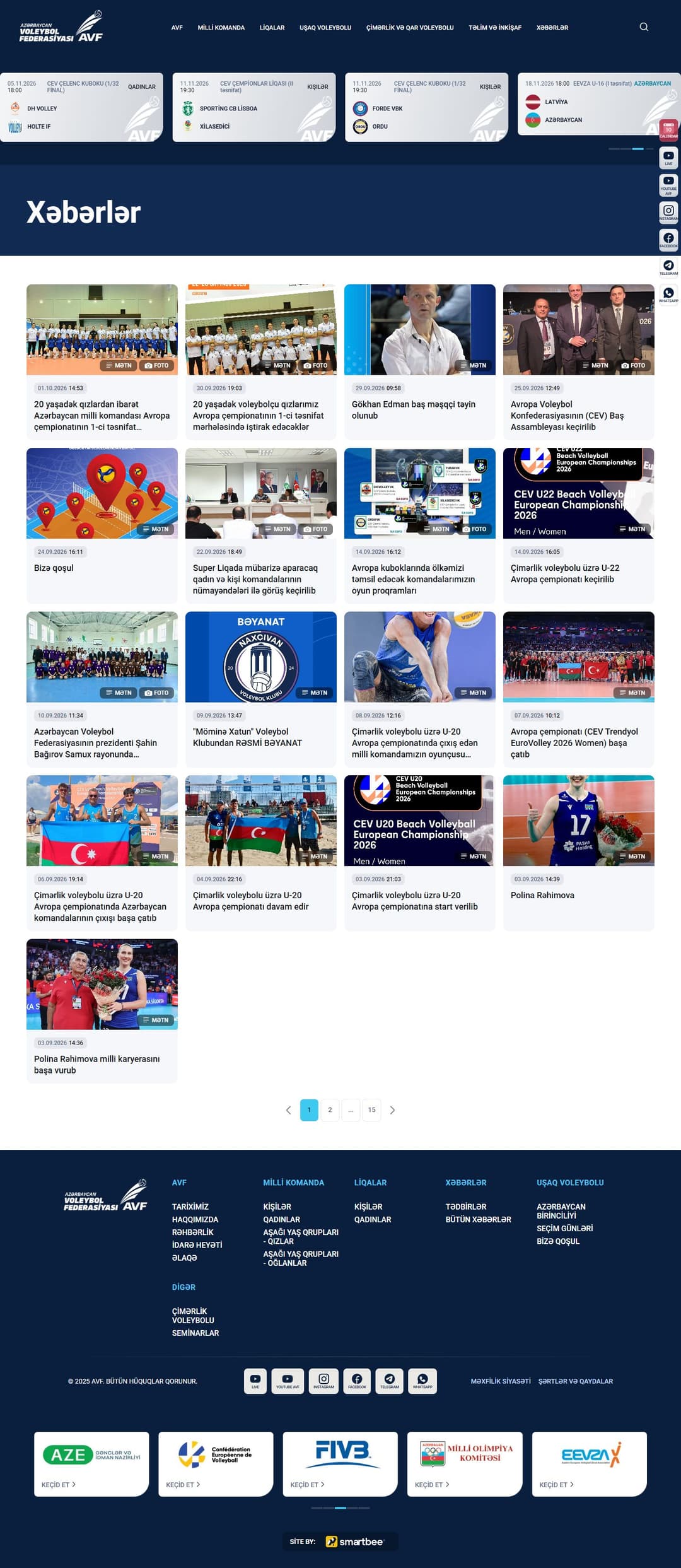 Azərbaycan Voleybol Federasiyası, ekran 2