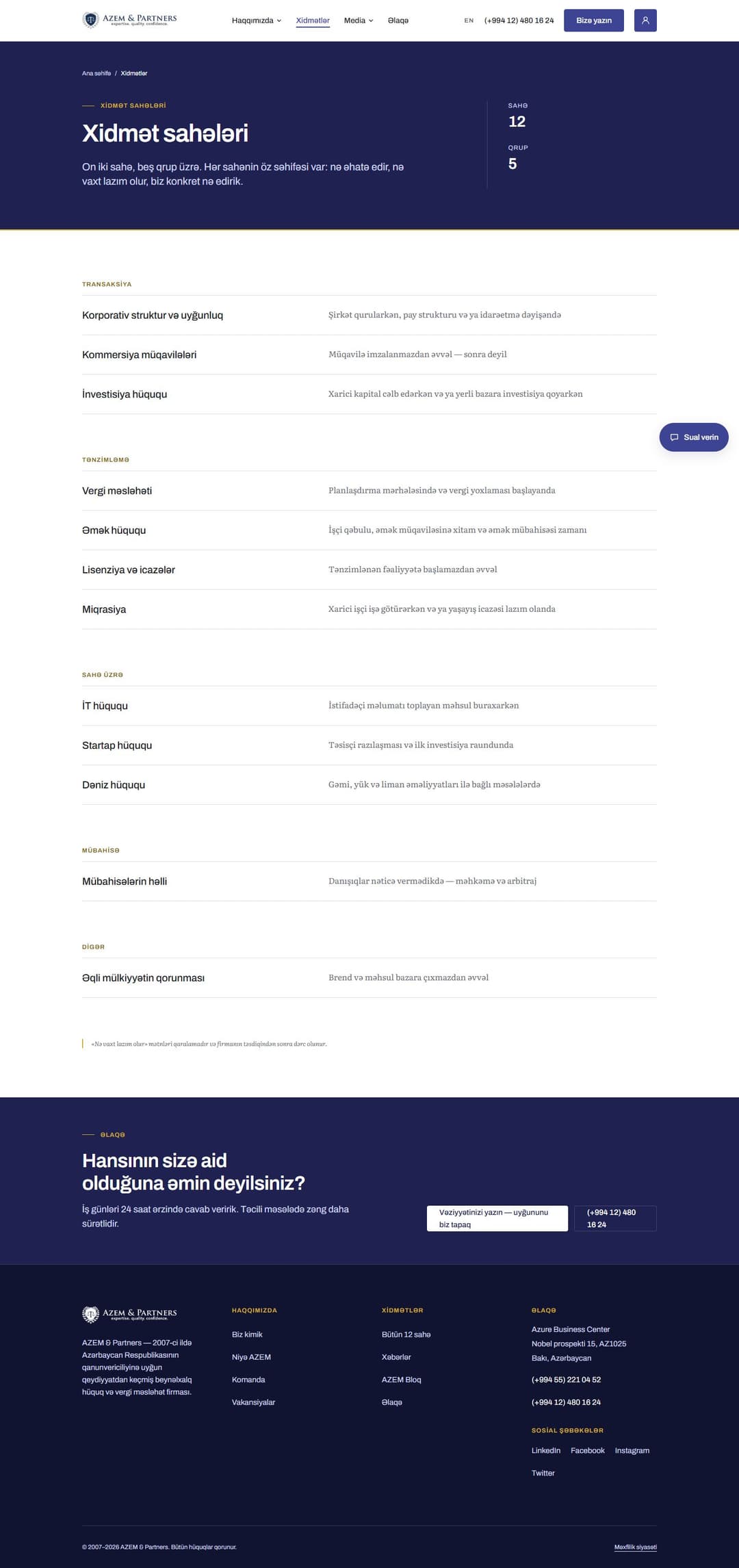 AZEM & Partners, ekran 2