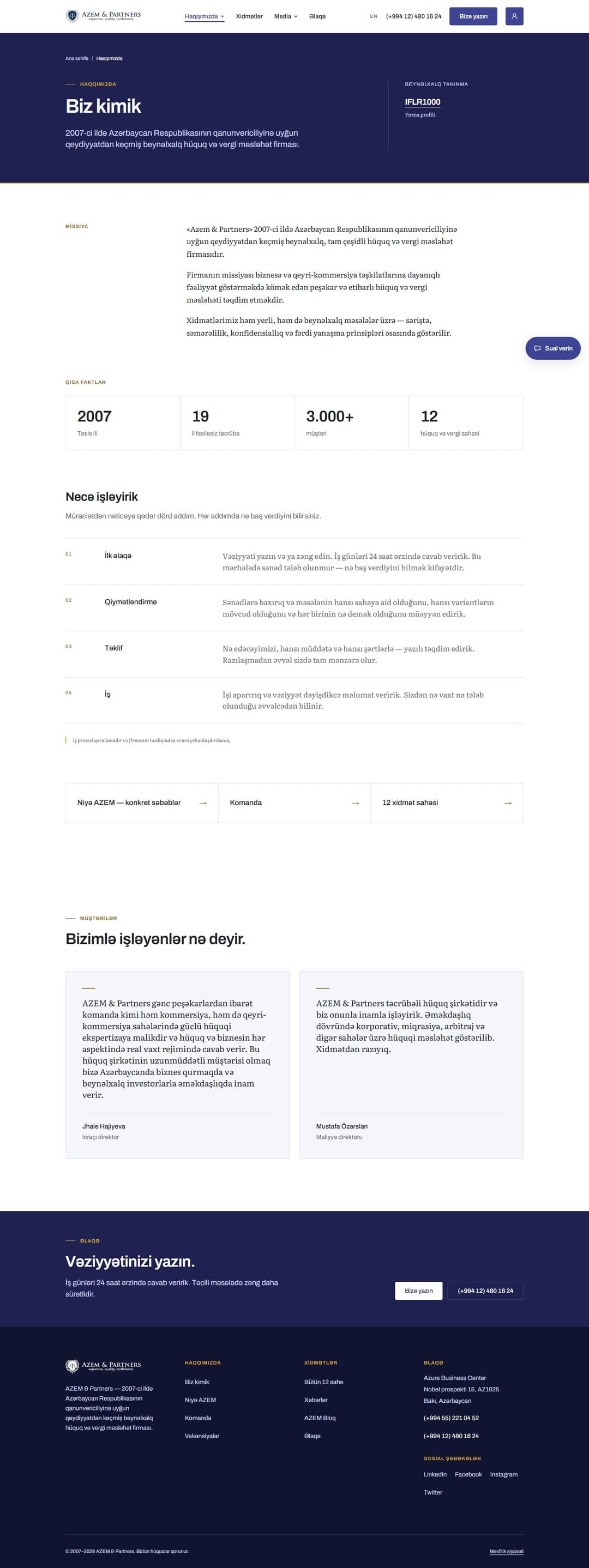 AZEM & Partners, ekran 3