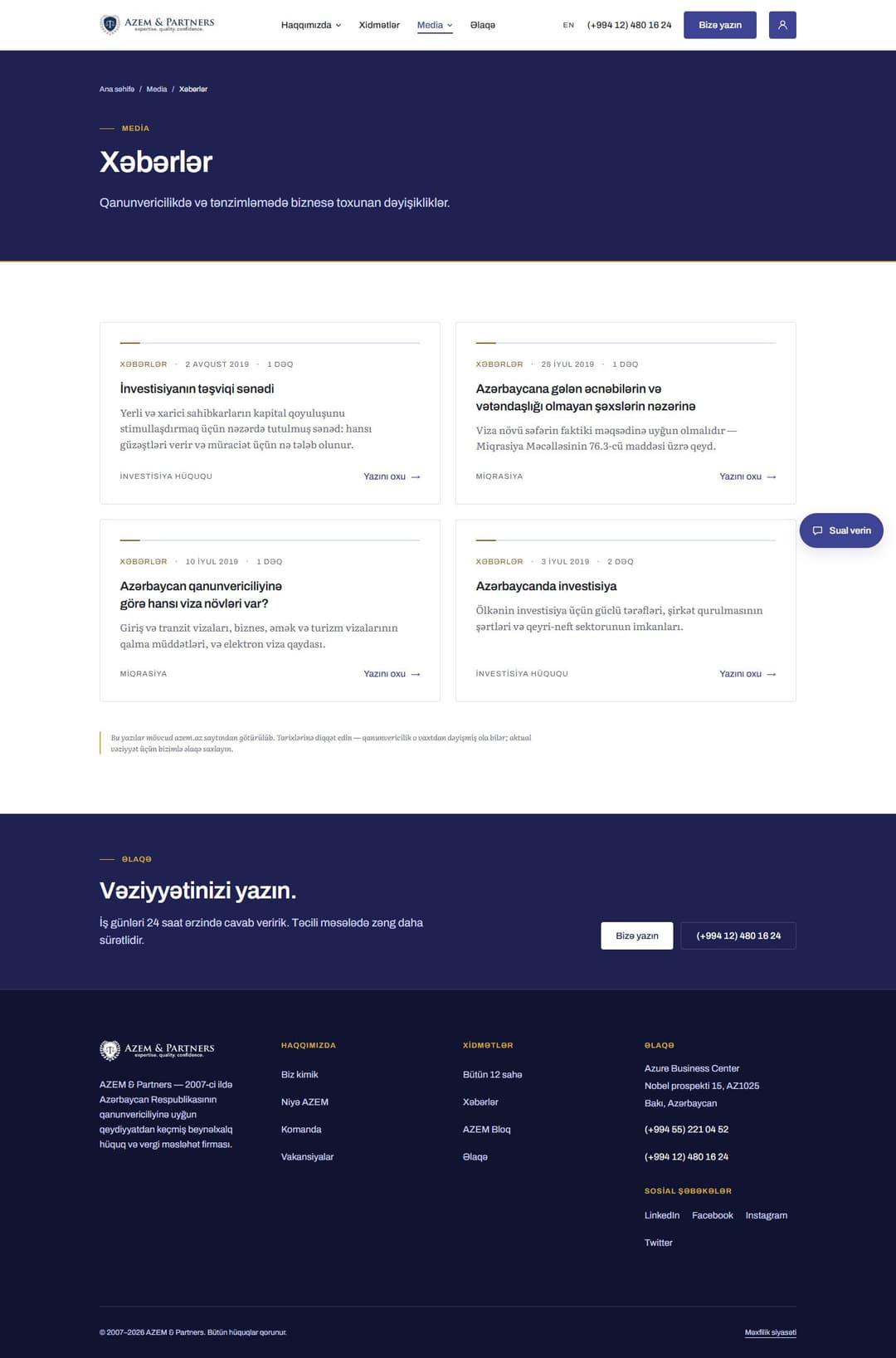 AZEM & Partners, ekran 4