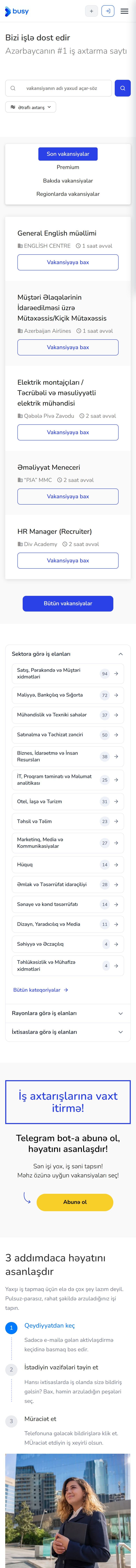 Busy.az, ekran 6