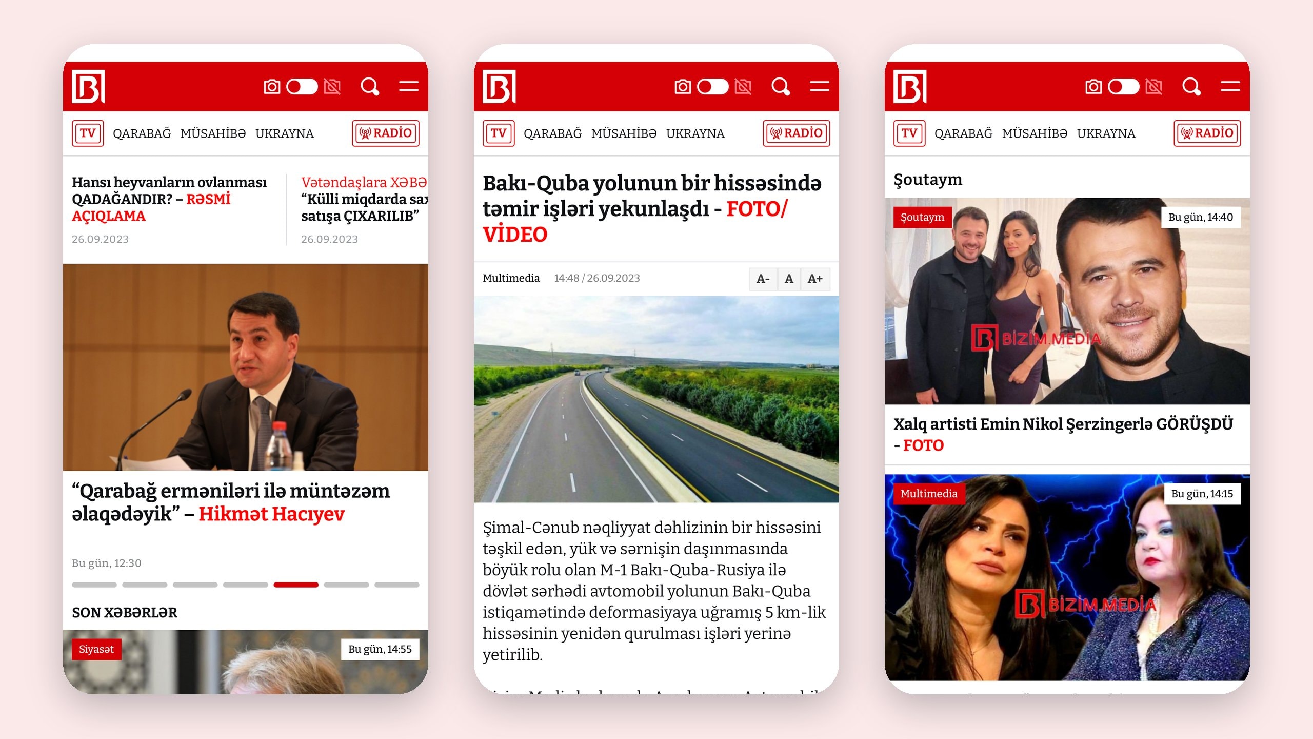 Bizim.media — mobil tətbiq